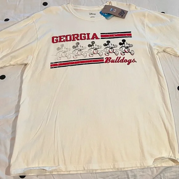 Blue 84 Disney Mickey Graphic Tee - Ivory, Red, Black - Picture 1 of 4